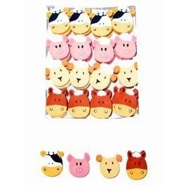 Image of Henbrandt 12 Farm Animal Erasers