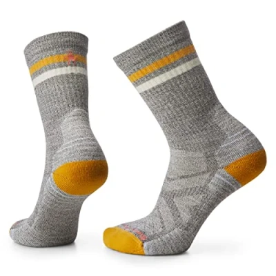 Image of Smartwool Women&#039;s Hike Light Cushion Tube Stripe Crew Socks