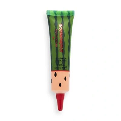 Image of Revolution Beauty London, Tasty Watermelon, Dewy Blusher, Blendable, Liquid Blush, Natural Glow, Pop