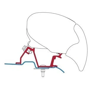 Image of Fiamma Adapter F65 Mercedes Sprinter series high top from 2006