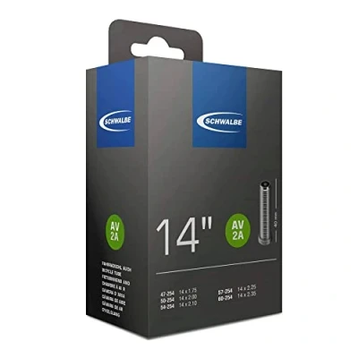 Image of Schwalbe STU002 Inner Tube Black, 14 x 1.75 2.35 Inch