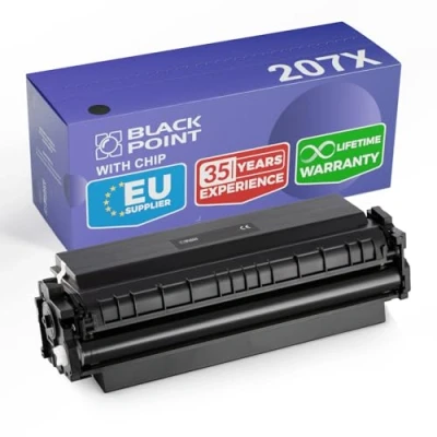 Image of black POINT [With Chip Toner Compatible with HP 207X 207A W2210X W2210A for Color LaserJet Pro MFP M283fdw M282nw M283fdn M255dw m255nw