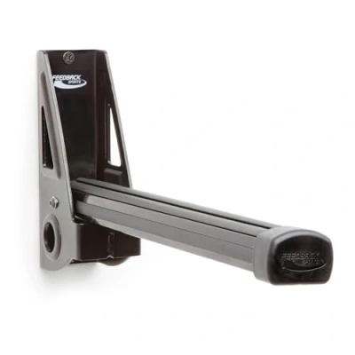 Image of Feedback Sports Unisex&#039;s Velo Wall Post Black Bicycle Storage Rack, One Size