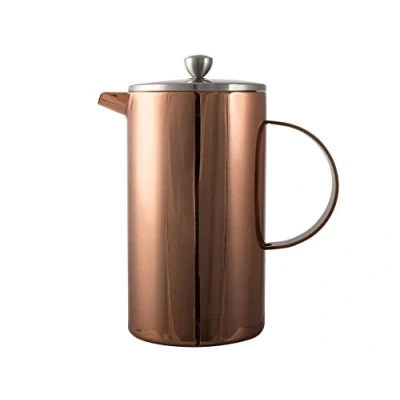 Image of La Cafetière Classic Coffee Maker, 8 Cup Double Walled, 1L (1.75 pints), Copper Finish