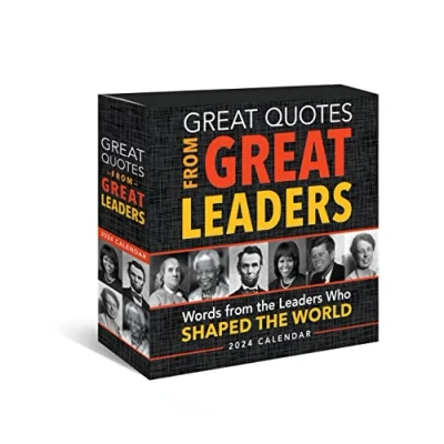 Image of 2024 Great Quotes From Leaders Boxed Calendar