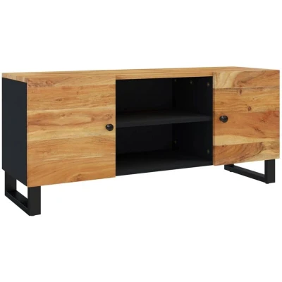 Image of vidaXL TV Cabinet 105x33x46cm Solid Wood Acacia