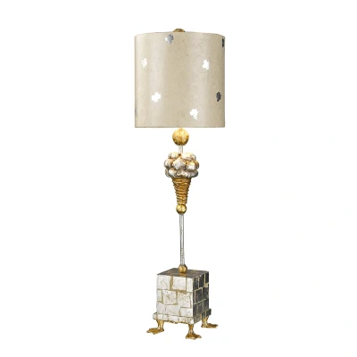 Image of Pompadour X 1 Light Table Lamp Steel, E27