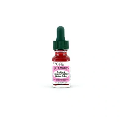 Image of Dr. Ph. Martin&#039;s Radiant Concentrated Water Color, 0.5 oz, Ice Pink (37C)