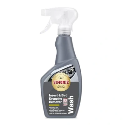 Image of Simoniz Insect &amp; Bird Dropping Remover, Powerful Fast Acting Car Cleaner, Essential Cleaning Products To Remove Stubborn Dirt With Effortless Cleaning, Bug Remover Safe For All Paintwork, 500ml