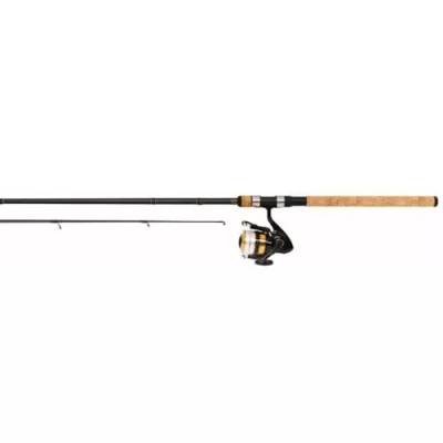 Image of Daiwa, D Shock Freshwater Spinning Combo, 4000, 1 Bearings, 8&#039; Length, 2 Piece, Heavy Power, Ambidextrous