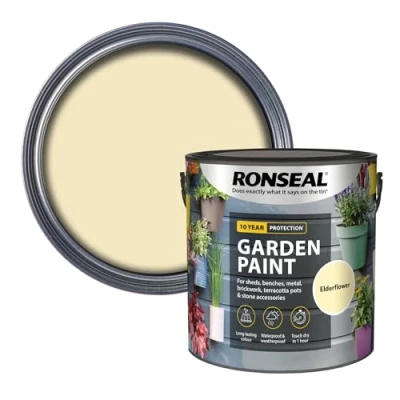 Image of Ronseal Garden Paint Elderflower 2.5L