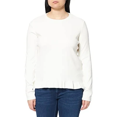 Image of NA KD Women&#039;s Knitted Long Sleeve Top Shirt, Largeight Purple, X Small