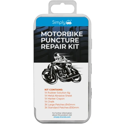Image of Simply MPRK1 Motorbike Puncture Repair Kit for Minor Repairs and Leaks