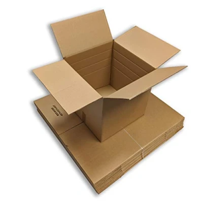 Image of Pack of 5 Large Postal Mail Removal Storage Packaging Cartons Double Wall Cardboard Boxes 18&quot; x / 450mm