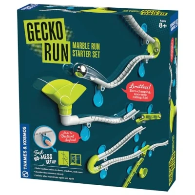 Image of Thames &amp; Kosmos Gecko Run, Kids Science Kit, Learning Resources, Hands on Experimentation, Problem Solving through Trial and Error, STEM Toys, Ages 8+