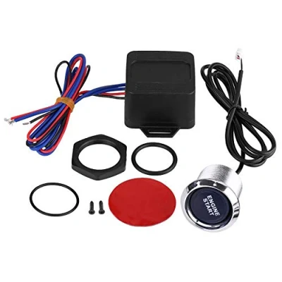 Image of Universal 12V LED Car Engine Start Push Button Switch Ignition Starter(Blue)