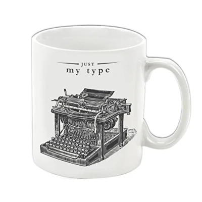 Image of Gift Republic Victoriana Porcelain Mug Just My Type