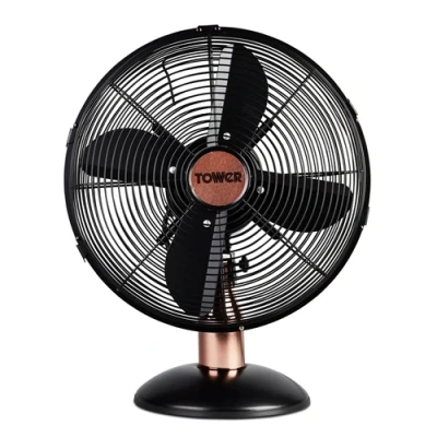 Image of Tower T611000B household fan Black, Rose gold