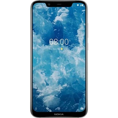 Image of Nokia 8.1 6.18 Inch Android 9 Pie Smartphone with 4GB RAM 64GB storage (Single Sim) Steel (Refurbished)