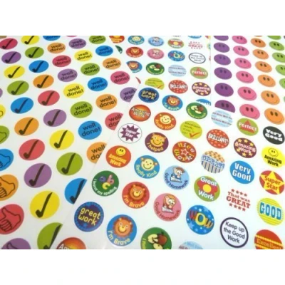 Image of 280 Childrens Reward Stickers for Kids Motivation , Merit / Praise School Teacher Labels