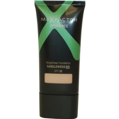 Image of 2 x Max Factor Xperience SPF10 Weightless Foundation 30ml 65 Sandlewood