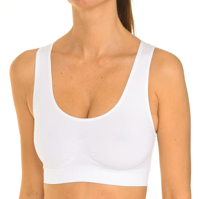 Image of Intimidea Womens Comfort sports bra with shaping effect 110590 women White Size L/XL
