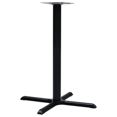 Image of vidaXL Bistro Table Frame Base Gastro Leg Foot Furniture Black 76 x 107 cm Cast Iron