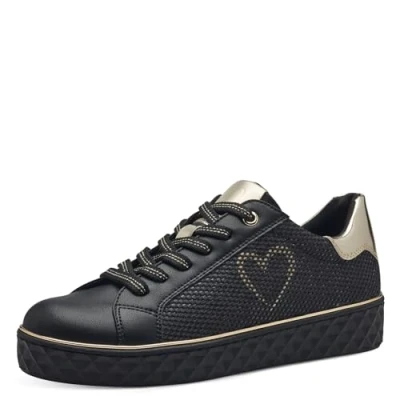 Image of MARCO TOZZI Women&#039;s 2 83700 42 Sneaker, Black Comb, 4