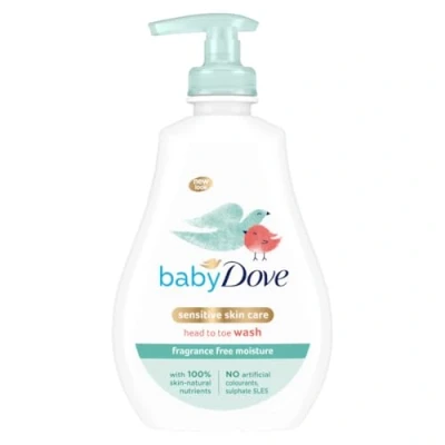 Image of Dove Baby Head to Toe Sensitive Body Wash, 200 ml