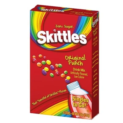 Image of Skittles Drink Mix Original Punch Singles To Go 15.5g