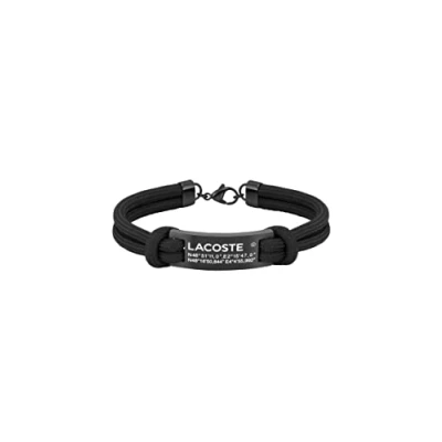 Image of Lacoste Men&#039;s ELIOS Collection Rope bracelet Made from Ocean Plastic 2040176