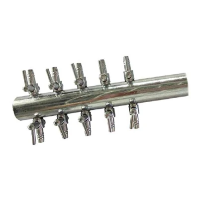Image of Blagdon 10 Way Metal Outlet for the Pond Oxygenator 1800 and 2400 Models, Silver