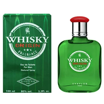 Image of WHISKY ORIGIN Eau de Toilette 100 ml Men perfume Natural Spray EVAFLORPARIS