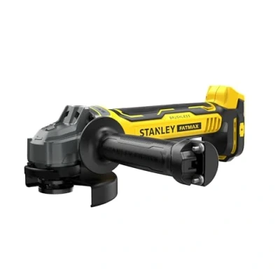 Image of Stanley FatMax V20 Cordless Angle Grinder SFMCG700B (18 V, 125 mm Disc Diameter, Brushless Motor, Robust Die Cast Aluminium Housing, Battery and Charger Not Included)