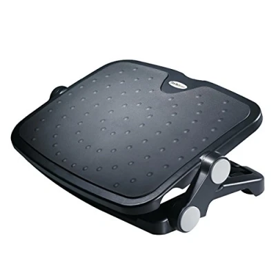 Image of StarTech.com Under Desk Foot Rest 18in x 14in Adjustable Height and Angle Stool Footrest for Office (FTRST1)