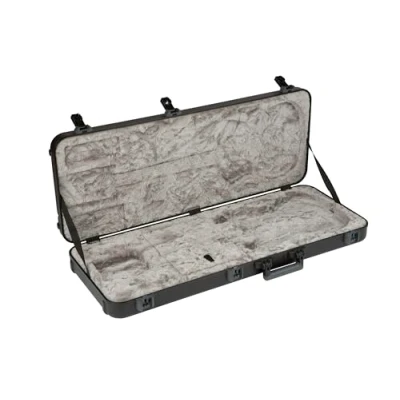 Image of Fender Deluxe Molded Electric Guitar Case, For Stratocaster and Telecaster Guitars, Black