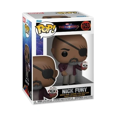 Image of Funko POP! Vinyl: The Marvels Nick Fury Collectable Vinyl Figure Gift Idea Official Merchandise Toys for Kids &amp; Adults Movies Fans Model Collectors and Display