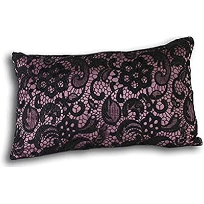 Image of Riva Paoletti &quot;Macramé&quot; Cushion Covers, Amethyst, 30 x 50 cm