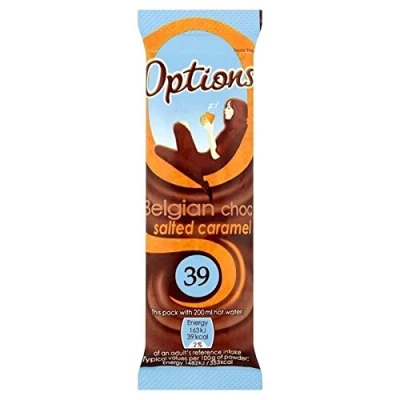 Image of Options Salted Caramel Hot Chocolate Sachet 11g Pack of 6