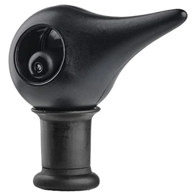 Image of Zone Denmark Rocks Bird Wine Stopper Colour: Black