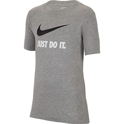 Image of Nike Kids Sportswear JDI T Shirt Dark Grey Heather, Large