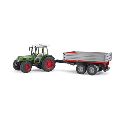 Image of Fendt 209S Tractor with Tipping Trailer