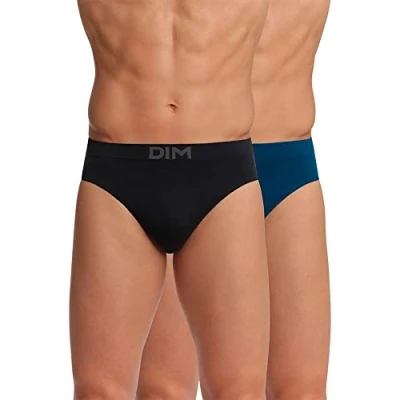 Image of Dim Mens Pack 2 Slips Unno Basic seamless D05HG man Multicolour polyamide Size Medium