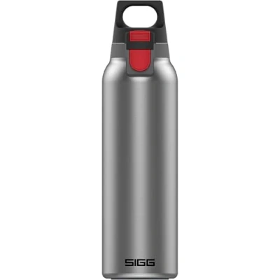 Image of SIGG Insulated Water Bottle Thermo Flask Hot &amp; Cold One Light With Fruit Strainer Leakproof BPA Free 18/8 Stainless Steel Brushed 0.55L