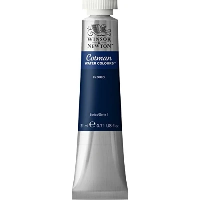 Image of Winsor &amp; Newton Watercolor Paint, Indigo, 21 ml (Pack of 1)