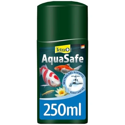 Image of Tetra Pond AquaSafe, Makes Tap Water Safe for Fish, 250 ml