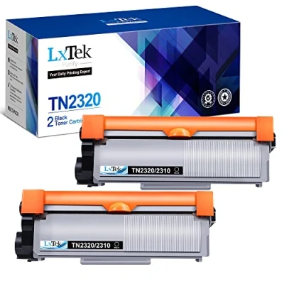 Image of LxTek Purify TN2320 TN2310 Toner Cartridge Replacement for Brother TN 2320 Compatible with DCP L2500D L2520DW L2540DN MFC L2720DW L2700DN HL L2300D L2360DN L2340DW (Black,2 Pack)