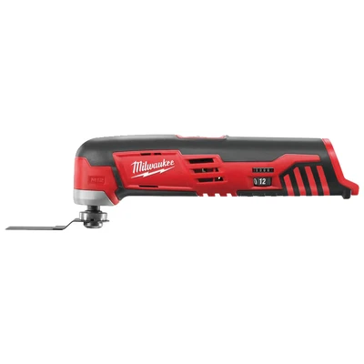 Image of Milwaukee C12MT 0 M12 Cordless Sub Compact Multi Tool, Red