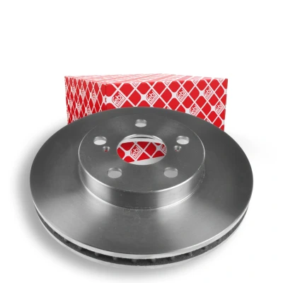 Image of 4351220700, 4351220701, 4351247040, 4351247050 Brake disc FEBI BILSTEIN 170769 Front Axle 255mm 25,3mm 5 Hole 100mm internally vented Coated