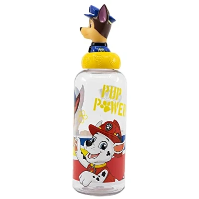 Image of Paw Patrol (Chase) 3D Figurine Water Bottle 560ml